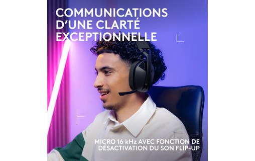 Casque gaming Logitech G321 Lightspeed, Noir