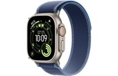 Apple Watch Ultra 3 Titane - Boucle Trail Bleue - M/L
