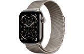 Apple Watch 11 - Titane naturel 42 mm - Bracelet Milanais - Taille unique