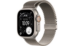 Apple Watch Ultra 3 Titane - Bracelet Milanais en titane - L
