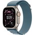 Apple Watch Ultra 3 Titane - Boucle Alpine Bleue - M