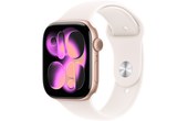 Apple Watch 11 Cellular - Aluminium Or rose 46 mm - Bracelet Sport Rose - M/L