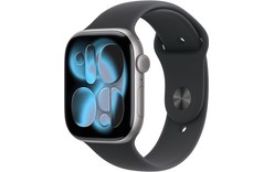 Apple Watch 11 Cellular - Aluminium Gris 46 mm - Bracelet Sport Noir - M/L