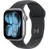 Apple Watch 11 Cellular - Aluminium Gris 42 mm - Bracelet Sport Noir - S/M