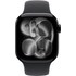 Apple Watch 11 - Aluminium Noir 42 mm - Bracelet Sport Noir - S/M