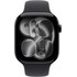 Apple Watch 11 - Aluminium Noir 46 mm - Bracelet Sport Noir - M/L