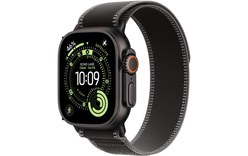 Apple Watch Ultra 3 Noire - Boucle Trail Noire - M/L