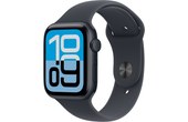 Apple Watch SE 3 Minuit 44 mm - Bracelet Sport Noir - S/M