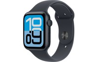 Apple Watch SE 3 Minuit 44 mm - Bracelet Sport Noir - S/M