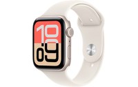 Apple Watch SE 3 Cellular Lumière stellaire 44 mm - Bracelet Sport Beige - S/M
