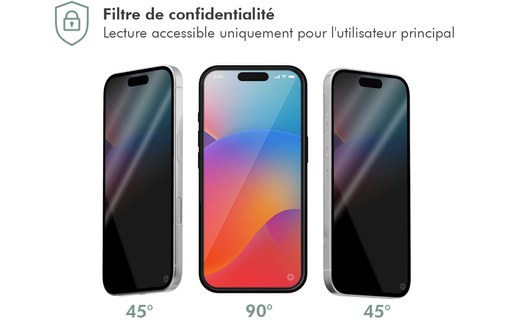 Protection d'écran pour iPhone 17 Pro Max - BigBen Force Privé 2.5D