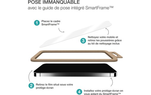 Protection d'écran pour iPhone 17 Pro Max - BigBen 2.5D - Verre trempé