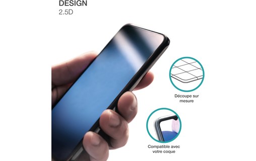 Protection d'écran pour iPhone 17 Pro Max - BigBen 2.5D - Verre trempé