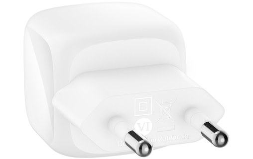 Chargeur USB-C 30 W - Belkin BoostCharge Compact - Blanc