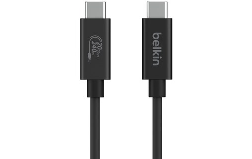 Belkin INZ004BT2MBK câble USB USB4 Gen 2x2 2 m USB C Noir