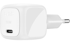 Chargeur USB-C 30 W - Belkin BoostCharge Compact - Blanc