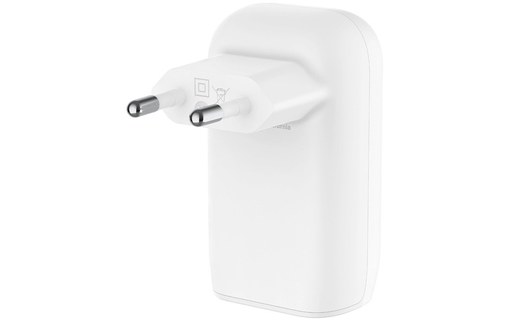 Chargeur USB-C 67 W - Belkin BoostCharge 3 ports USB-C - Blanc