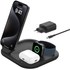Socle de charge 3-en-1 Belkin BoostCharge Pliable avec MagSafe - Qi2 - Noir