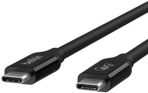 Belkin INZ001bt0.8MBK câble USB USB4 Gen 3x2 0,8 m USB C Noir