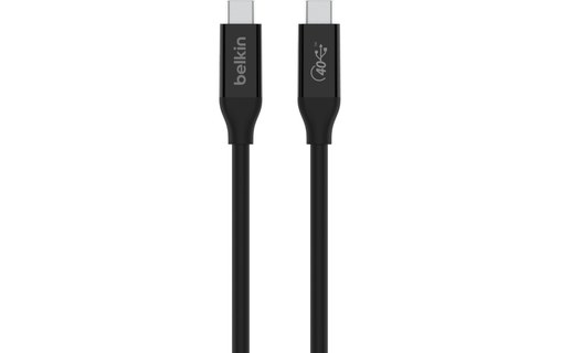 Belkin INZ001bt0.8MBK câble USB USB4 Gen 3x2 0,8 m USB C Noir