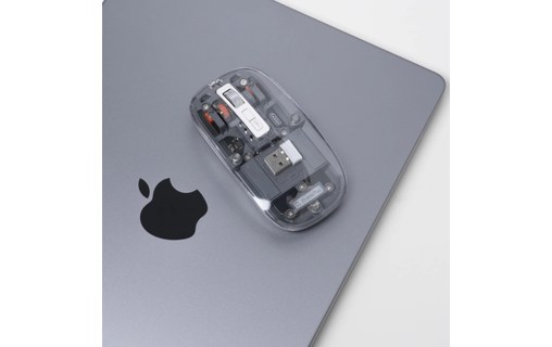 Souris sans fil XtremeMac - Transparente, Ergonomique