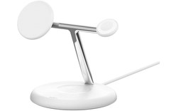 Station de charge 3-en-1 Belkin BoostCharge Pro avec MagSafe - Blanche