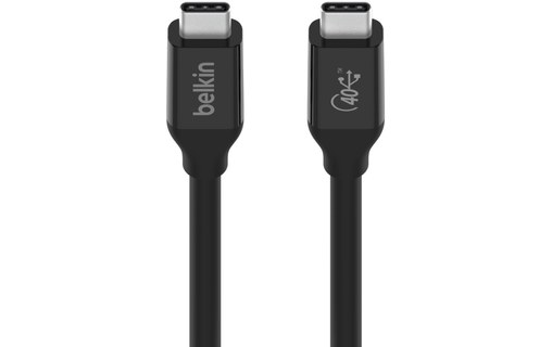 Belkin INZ001bt0.8MBK câble USB USB4 Gen 3x2 0,8 m USB C Noir