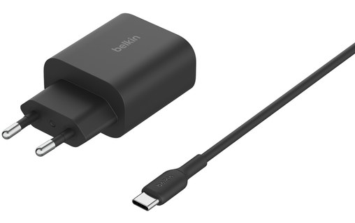 Socle de charge 3-en-1 Belkin BoostCharge Pliable avec MagSafe - Qi2 - Noir
