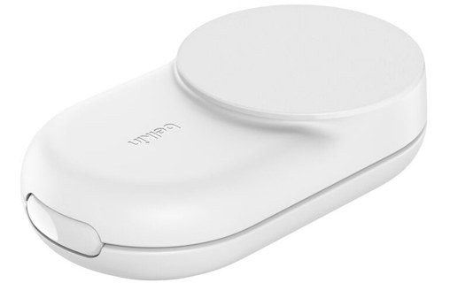 Station 3-en-1 Belkin UltraCharge Ronde Pliable - MagSafe, Qi2 (25 W) - Blanche