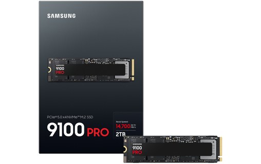 Samsung 9100 PRO 2 To - SSD M.2 2280 NVMe PCIe 5.0 TLC