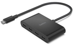 Belkin AVC018BTBK hub & concentrateur USB Type-C 10000 Mbit/s Noir