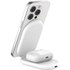 Socle de charge 2-en-1 Belkin BoostCharge Pliable avec MagSafe - Qi2 - Blanc