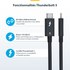 Câble Thunderbolt 5 StarTech - 80 Gbit/s 240 W - 80 cm - Noir