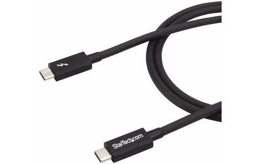 Câble Thunderbolt 3 StarTech - 20 Gbit/s - 1 m - Noir