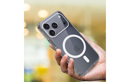 Coque MagSafe pour iPhone 17 Pro - Akashi - Transparente