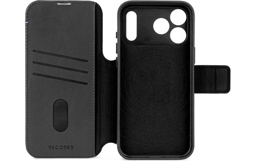 Folio MagSafe pour iPhone 17 Pro - Decoded - Noir