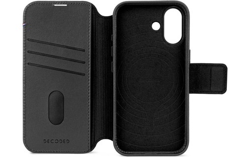 Folio MagSafe pour iPhone 17 - Decoded - Noir