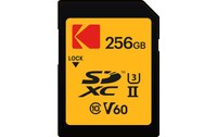 Carte SDXC Kodak Ultra Pro Performance 256 Go, UHS-II, V60