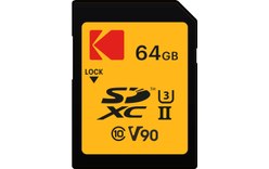 Carte SDXC Kodak Ultra Pro Performance 64 Go, UHS-II, V90