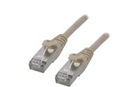 Câble ethernet RJ45 Cat 6a FTP - MCL - 50 cm - Gris