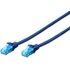 Câble ethernet RJ45 Cat 5e UTP - Digitus - 5 m - Bleu