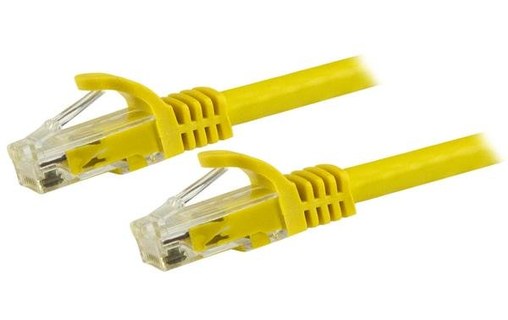 Câble ethernet RJ45 Cat 6 UTP - StarTech - 15 m - Jaune