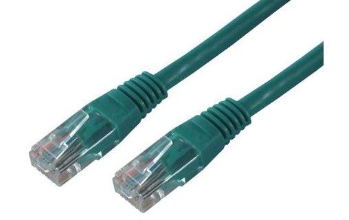 Câble ethernet RJ45 Cat 5e UTP - MCL - 5 m - Vert