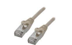 Câble ethernet RJ45 Cat 6 FTP - MCL - 30 cm - Gris