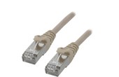 Câble ethernet RJ45 Cat 6 FTP - MCL - 30 cm - Gris