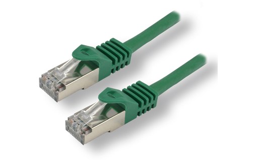 Câble ethernet RJ45 Cat 7 SSTP - MCL - 2 m - Vert