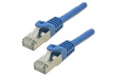 Câble ethernet RJ45 Cat 7 SSTP - MCL - 50 cm - Bleu