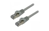 Câble ethernet RJ45 Cat 7 SSTP - MCL - 15 cm - Gris