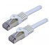 Câble ethernet RJ45 Cat 7 SSTP - MCL - 15 cm - Blanc