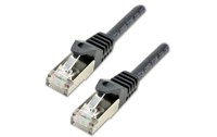 Câble ethernet RJ45 Cat 7 SSTP - MCL - 30 cm - Noir